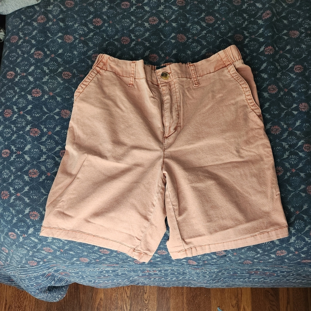 Old Navy High-Waisted OGC Pull-On Chino Shorts -- 7-inch inseam Med, Pink